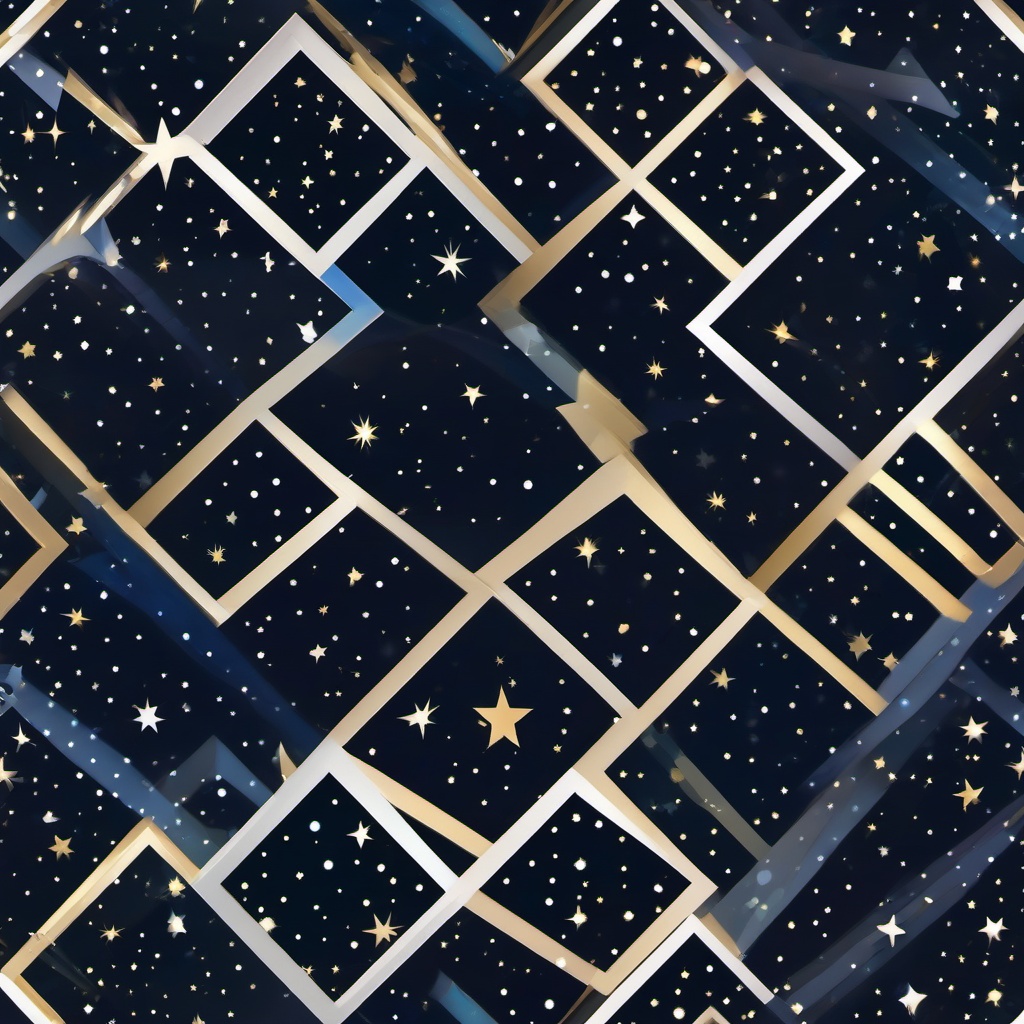 Star Background - Starry Night Sky wallpaper, abstract art style, patterns, intricate