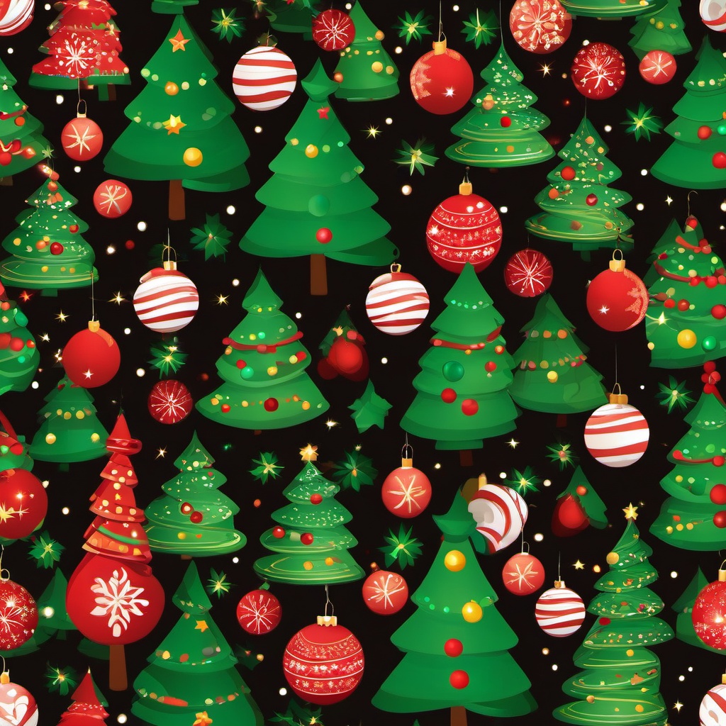 Christmas Background Wallpaper - christmas tree background cartoon  