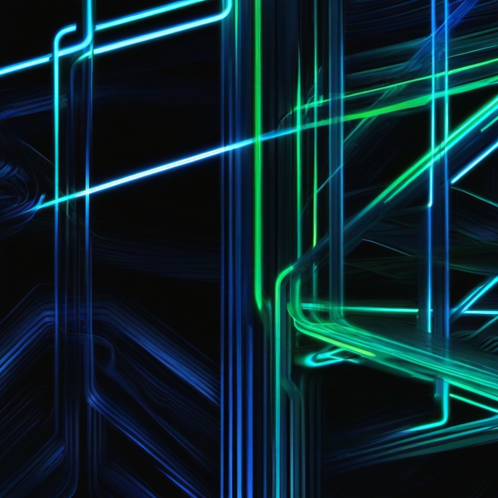 Neon Background Wallpaper - neon blue and green background  