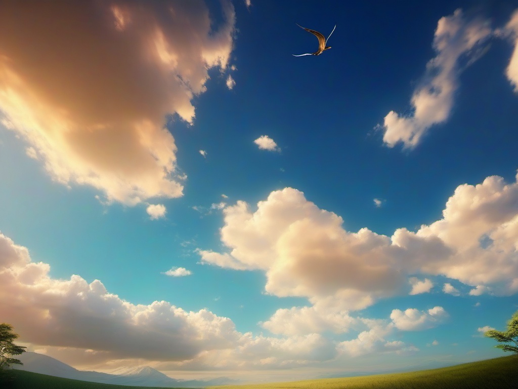 Sky Flying Background  ,desktop background wallpaper