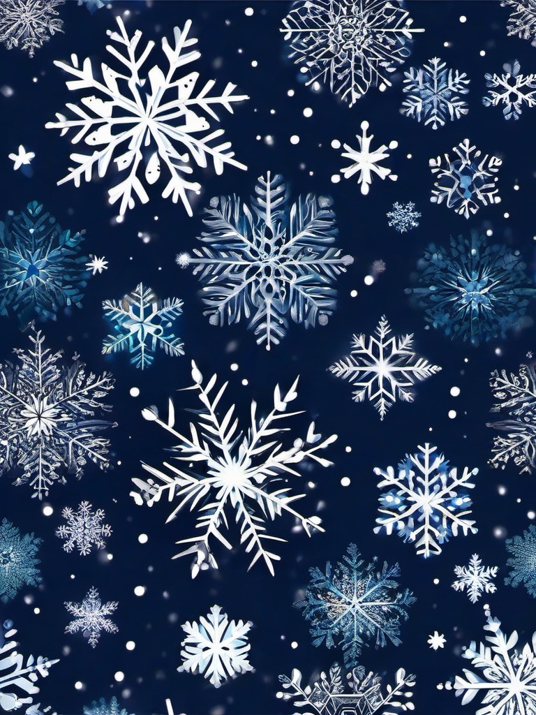 Winter Desktop Wallpaper - Snowy Winter Wonderland on Desktop  intricate patterns, splash art, wallpaper art