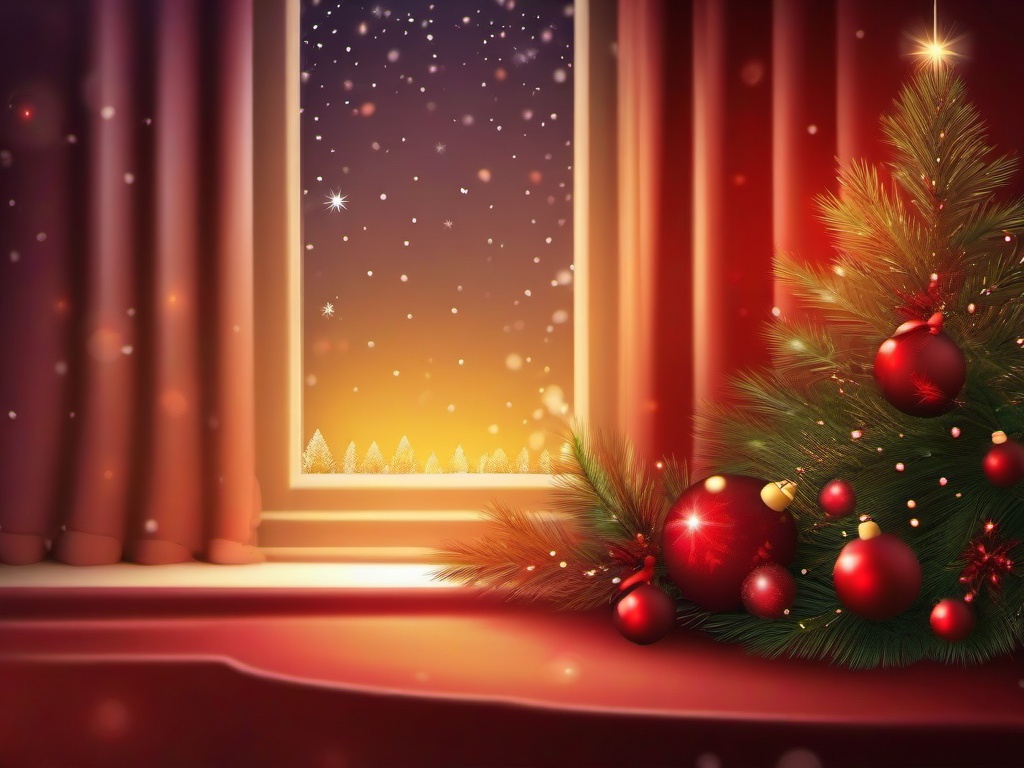 Warm Christmas Background  