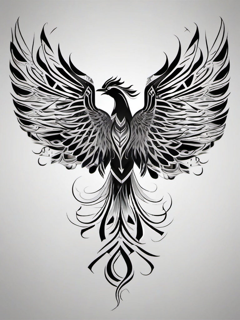 Share more than 164 phoenix geometric tattoo