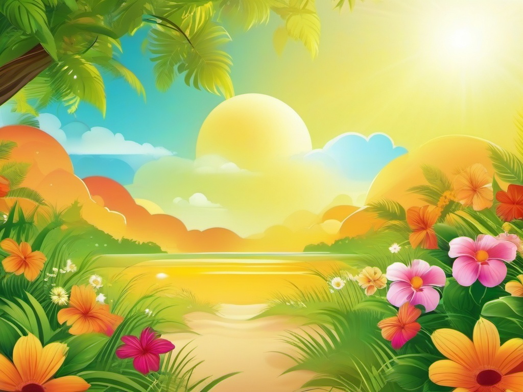 Bright Summer Wallpaper  background