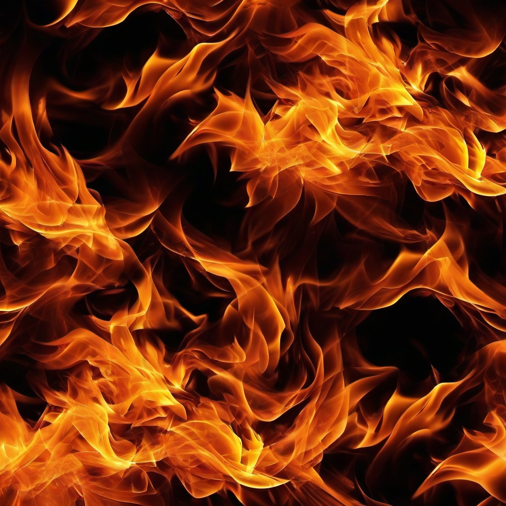 Fire Wallpaper - Intense orange and yellow blaze  background wallpaper