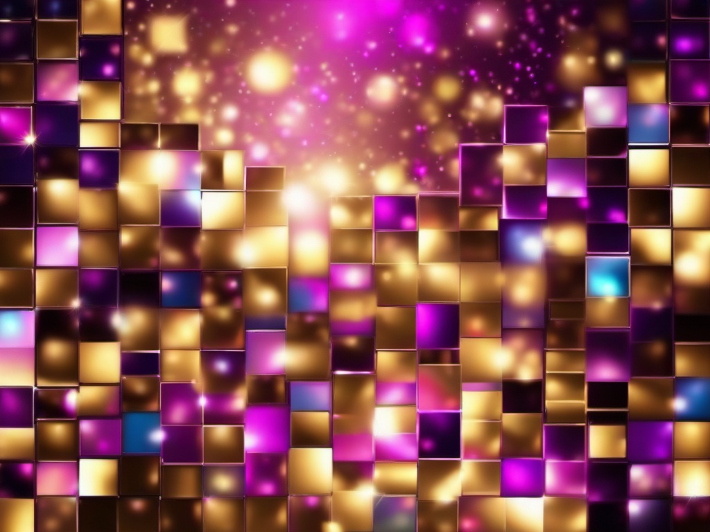 Glitter Square Background  