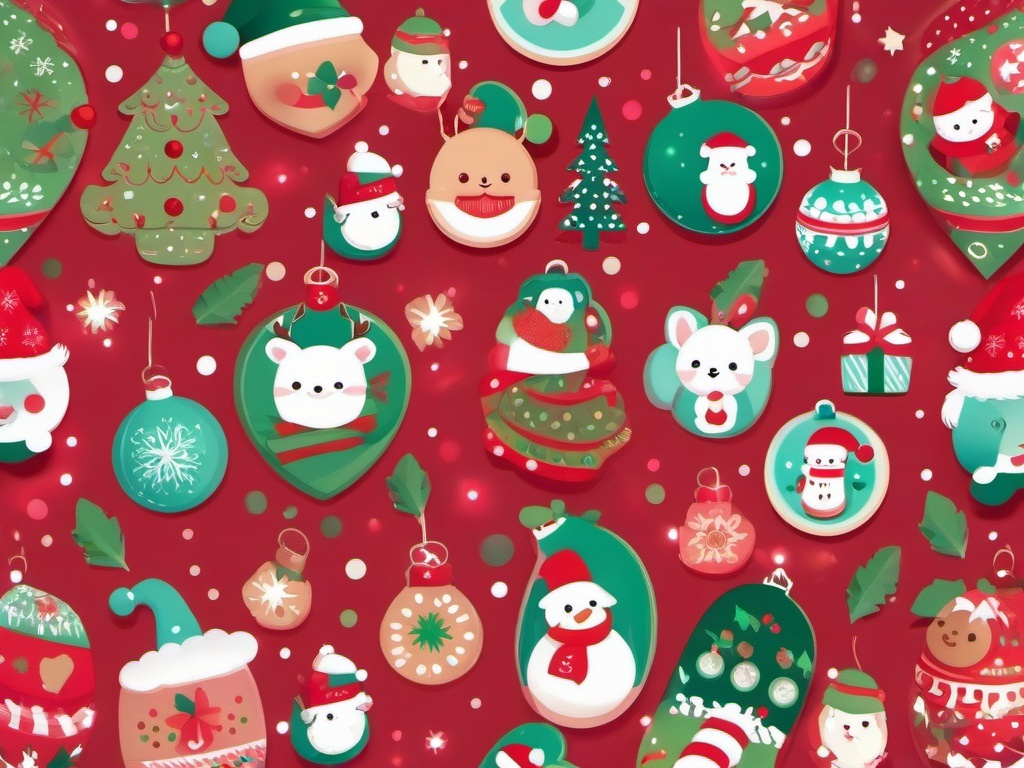 Christmas Background Kawaii  