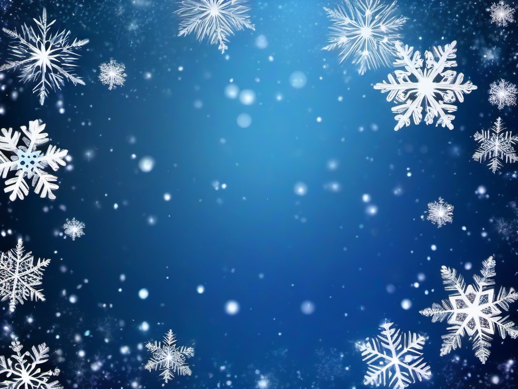 Snowflake Glitter Background  