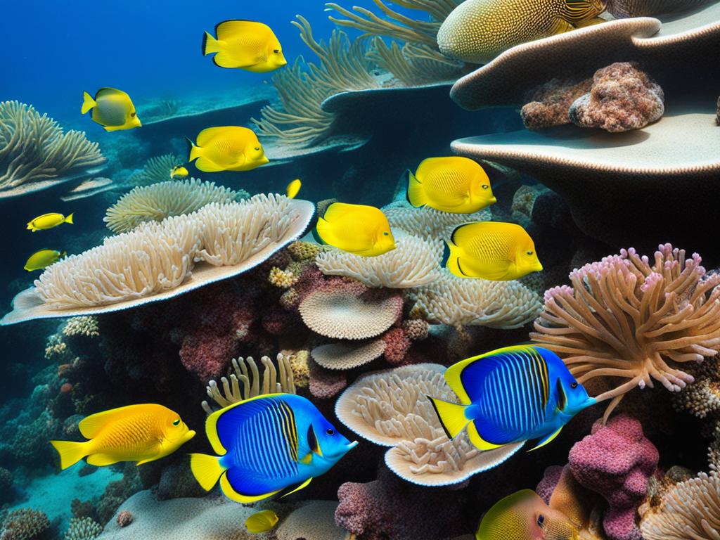 great barrier reef - convey the vibrant and diverse ecosystem of the great barrier reef in australia. 