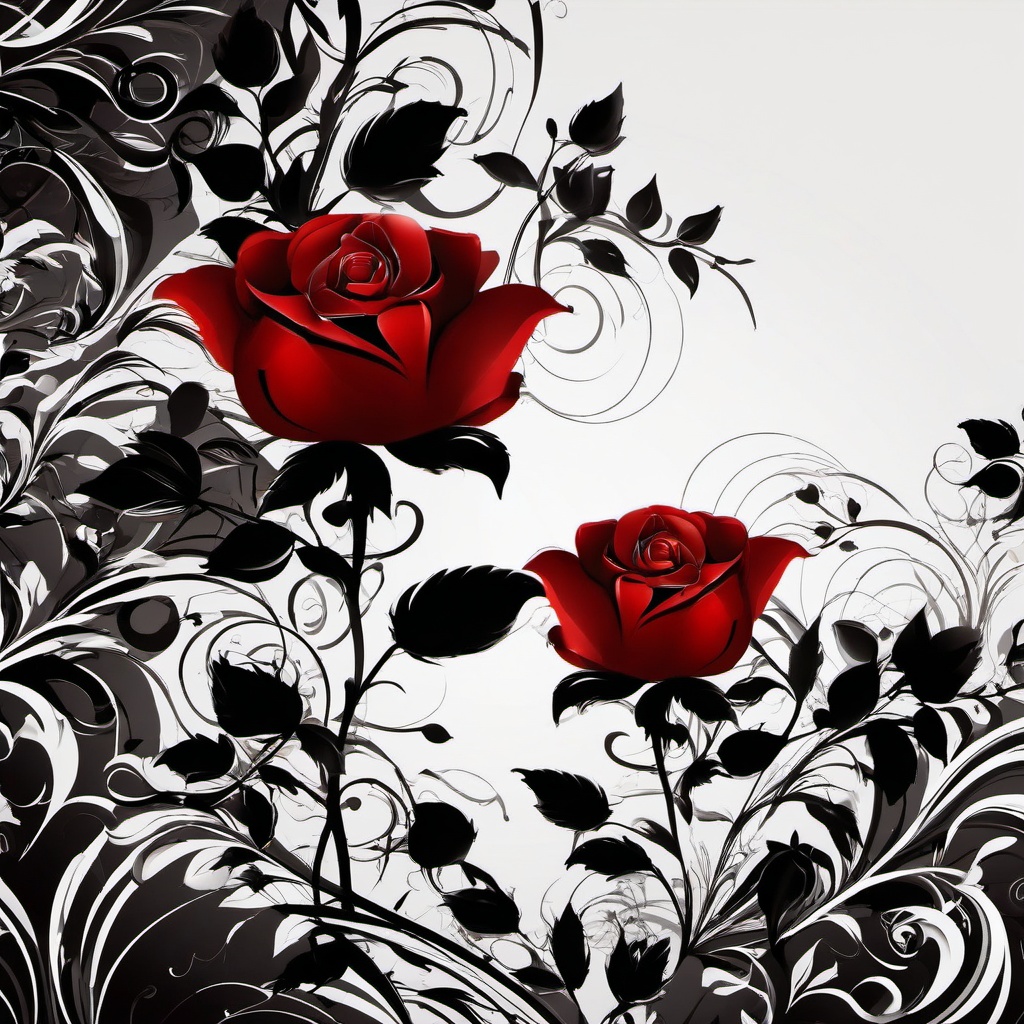 Red Background Wallpaper - red and black rose background  