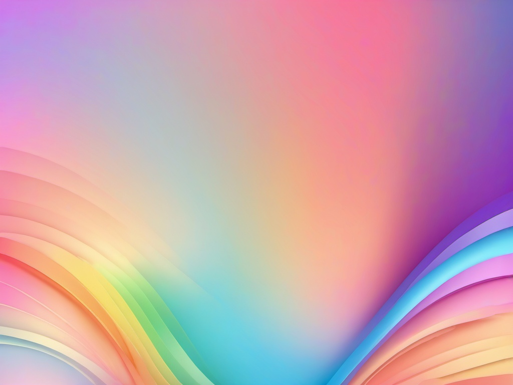 Rainbow Gradient Background Pastel  