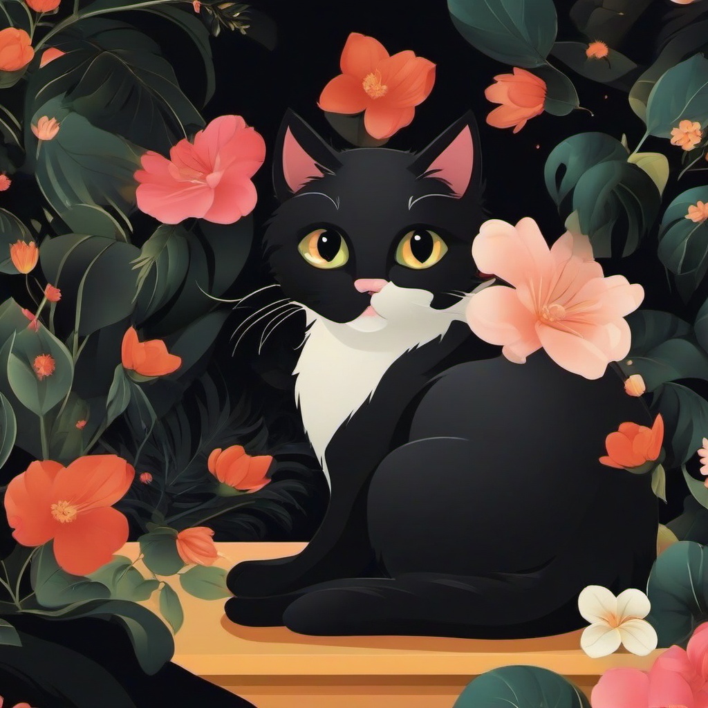 Cat Background Wallpaper - animated black cat wallpaper  