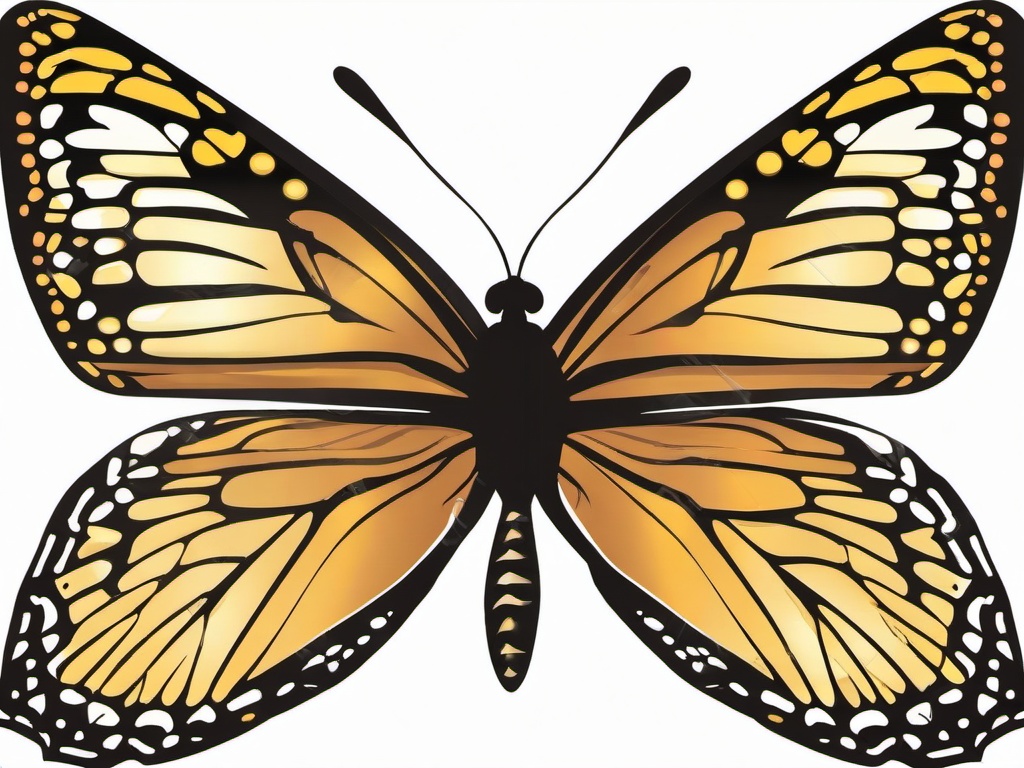 Buttefly clipart - butterfly emerging from a cocoon  