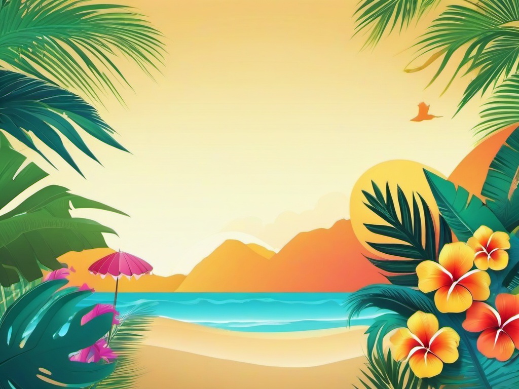 Summer Tropical Wallpaper  background