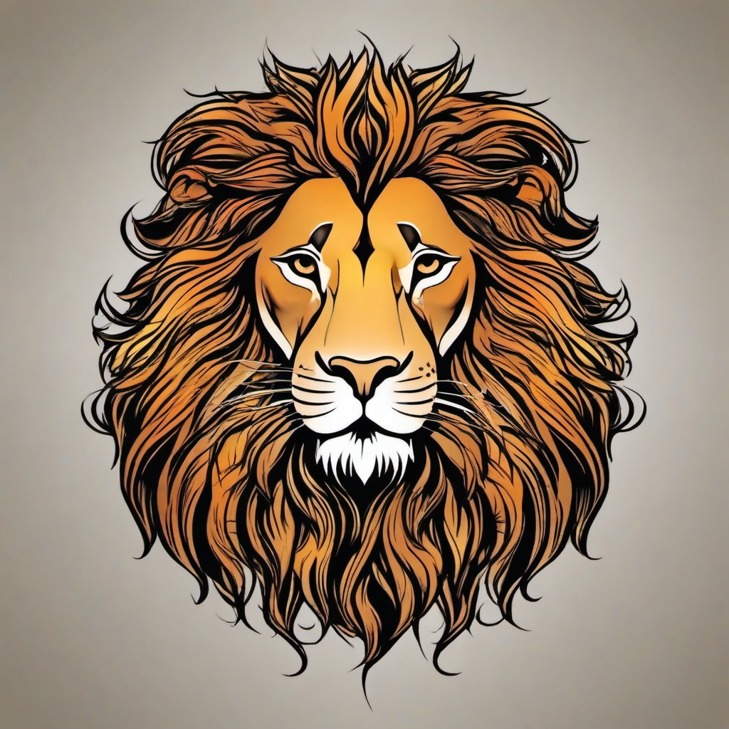 leo lion tattoo designs  simple vector color tattoo