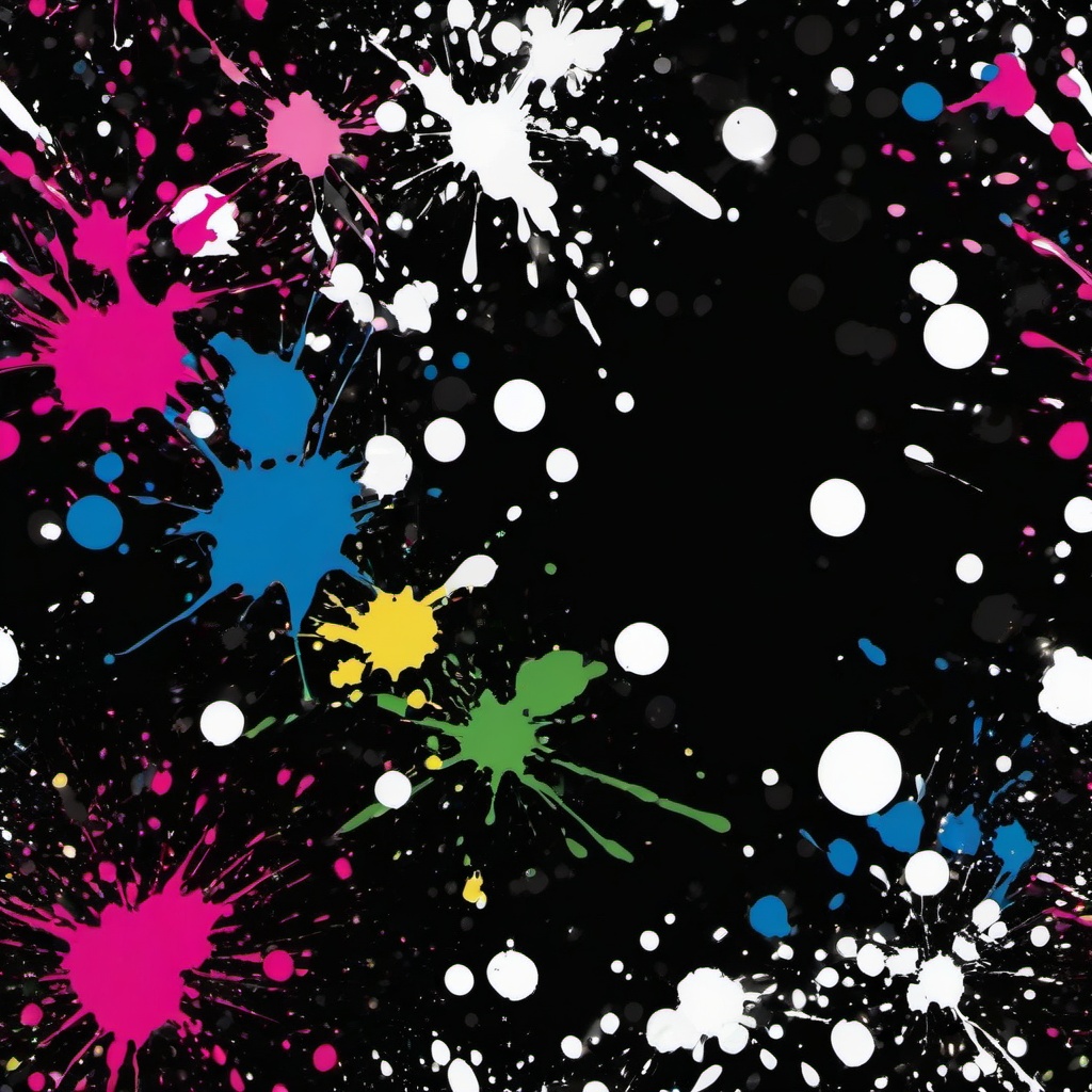 Splash Background - black background paint splatter  