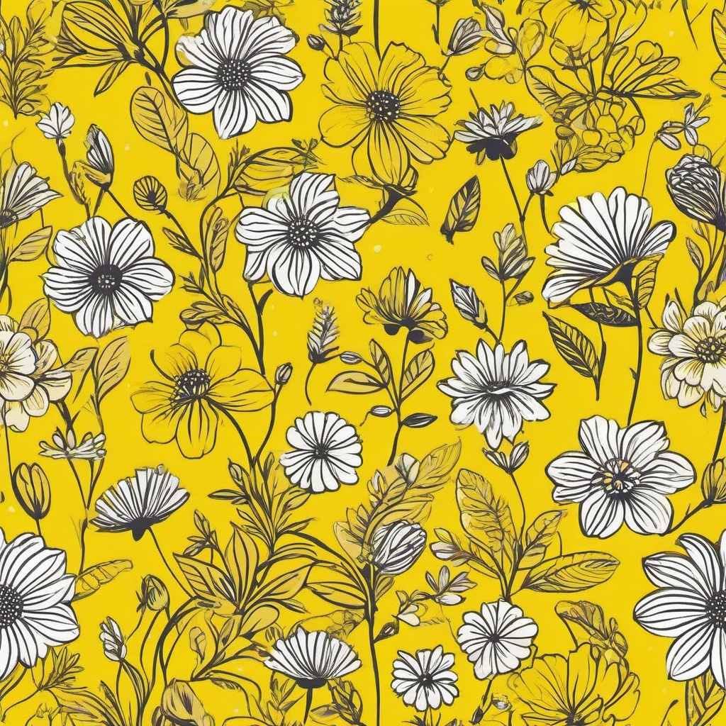 Yellow Background Wallpaper - flower background yellow  