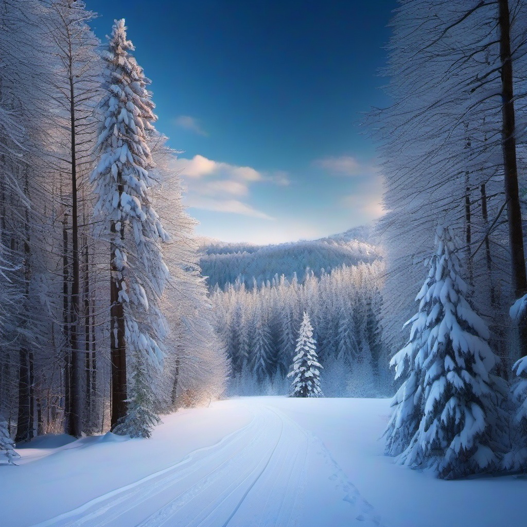 Forest Background Wallpaper - winter forest backdrop  