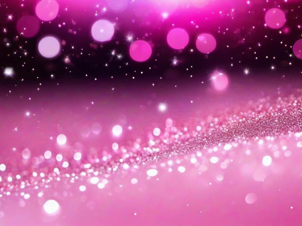 White Pink Glitter Background  