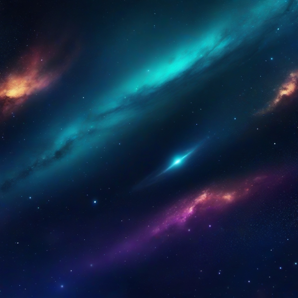 Galaxy Background Wallpaper - teal galaxy background  