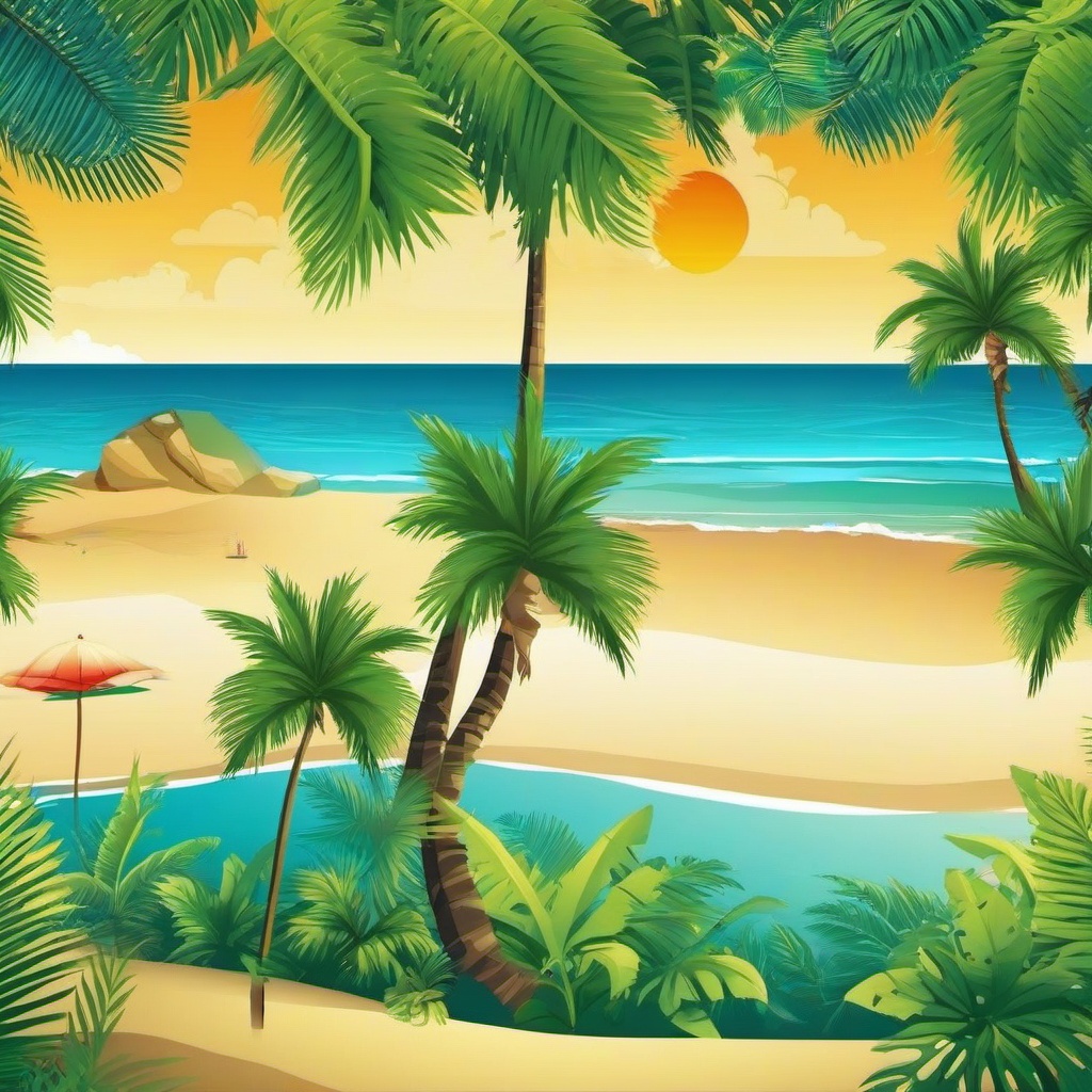 Beach Background Wallpaper - tropical beach wallpaper free  