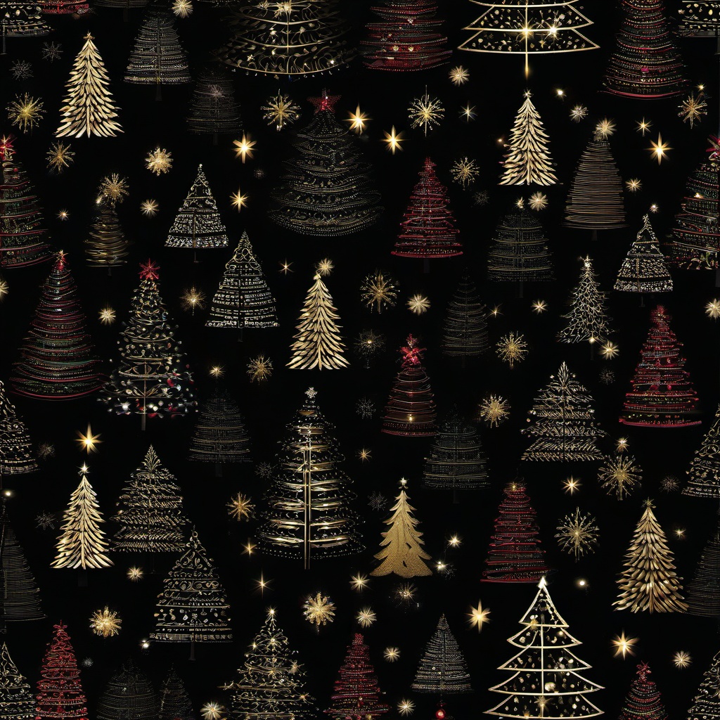 Christmas Background Wallpaper - christmas tree with black background  