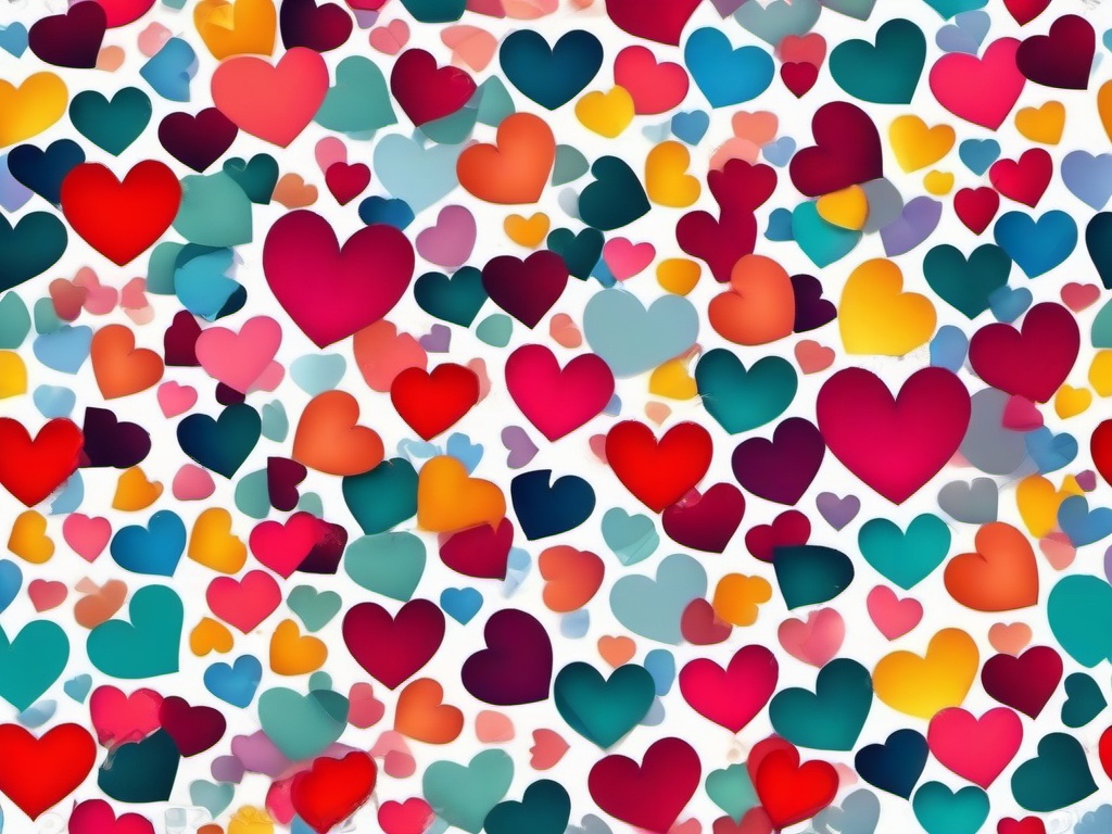 Multicolor Heart Background  