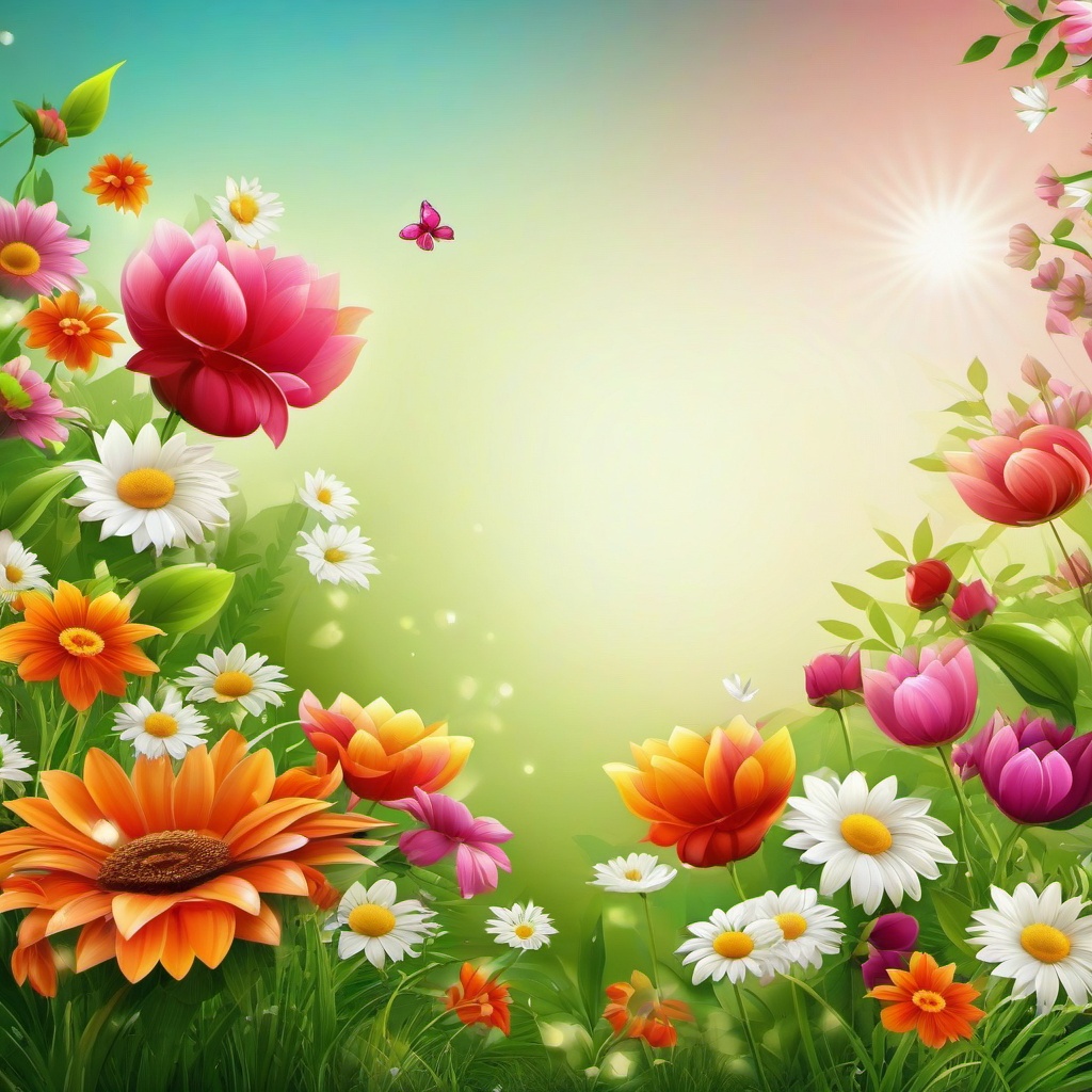 Flower Background Wallpaper - flower garden background  