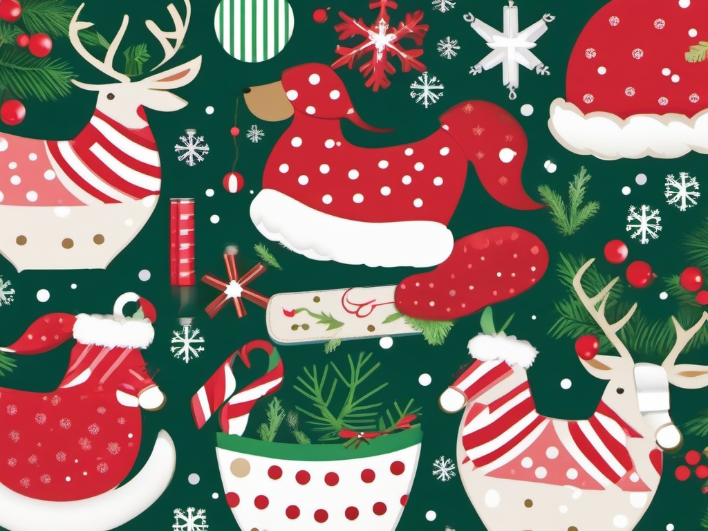 Preppy Xmas Wallpaper  