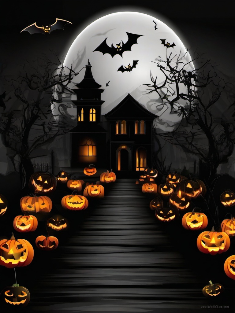 Halloween Background Wallpaper - scary black wallpaper  