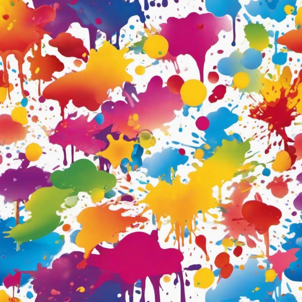 Splash Background - rainbow paint splash background  