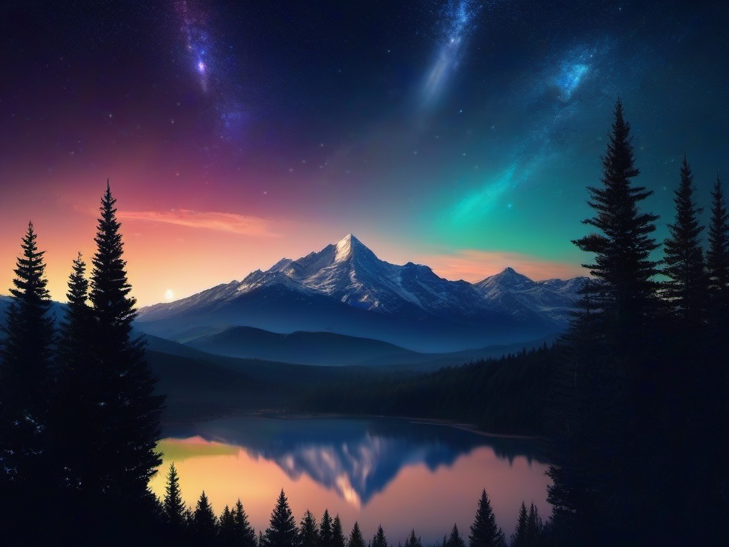 Starry Sky Wallpaper 4K  