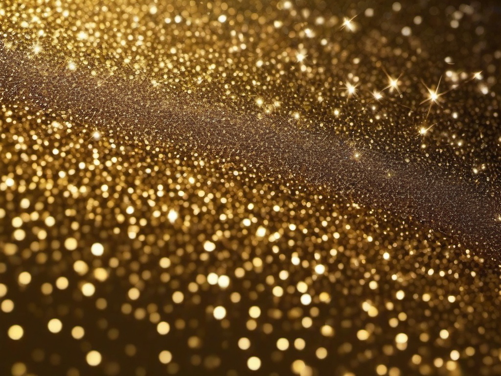 Ombre Gold Glitter Background  