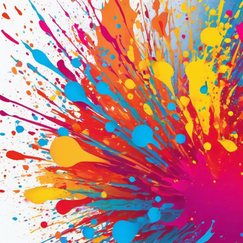 Splash Background - bright paint splatter background  