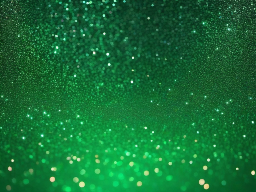 Sparkly Green Glitter Background  