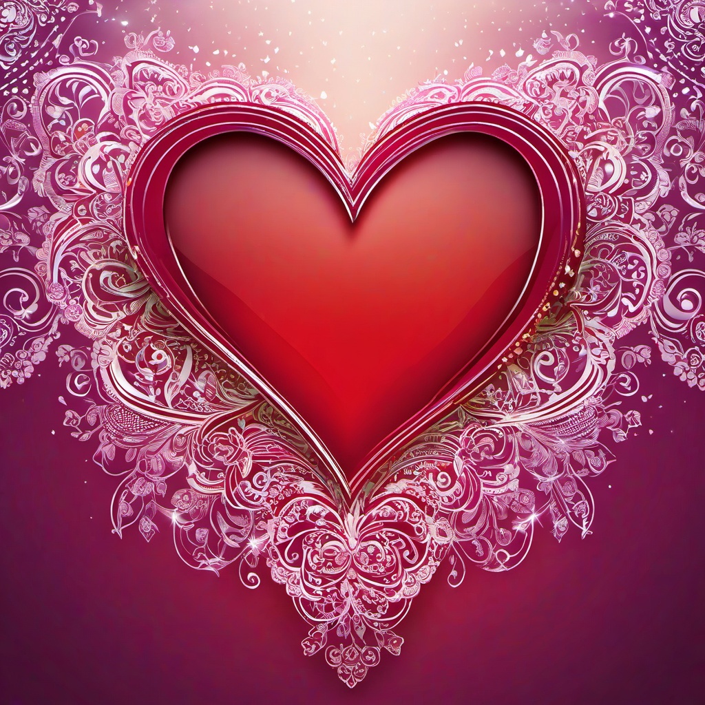 Heart Background Wallpaper - heart outline wallpaper  