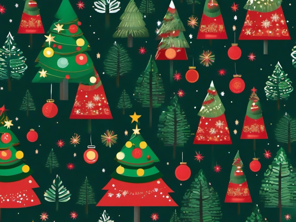 Christmas Forest Wallpaper  