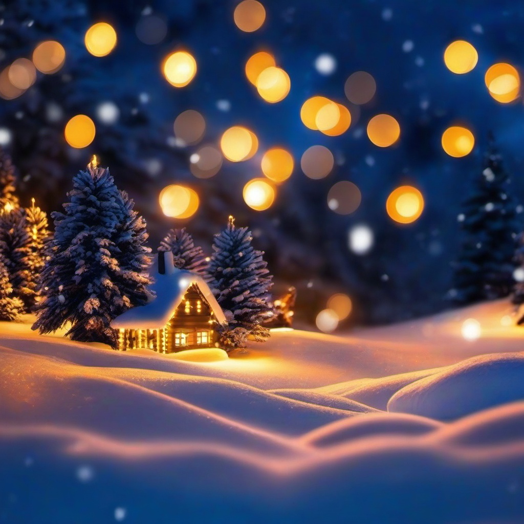 Snow Background Wallpaper - christmas lights snow wallpaper iphone  