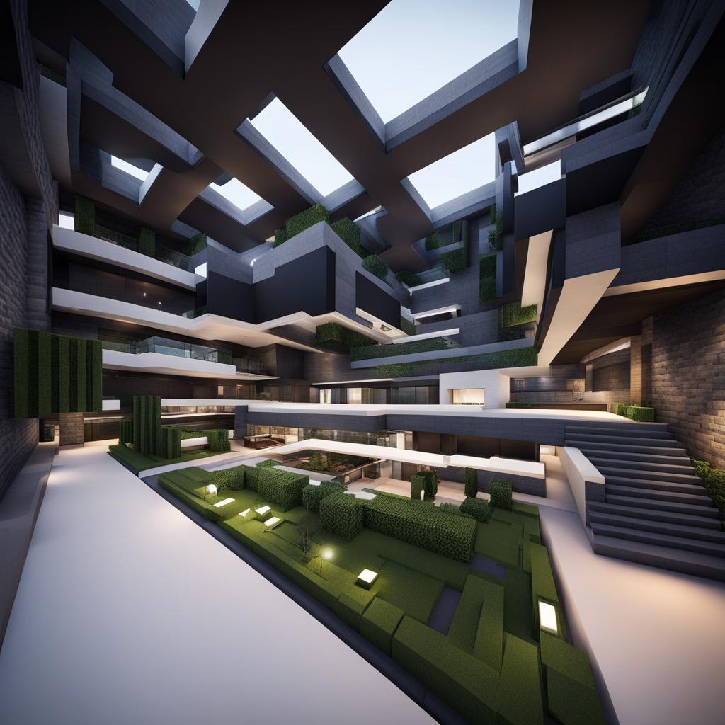 high-tech headquarters for a secret spy organization - minecraft house design ideas 