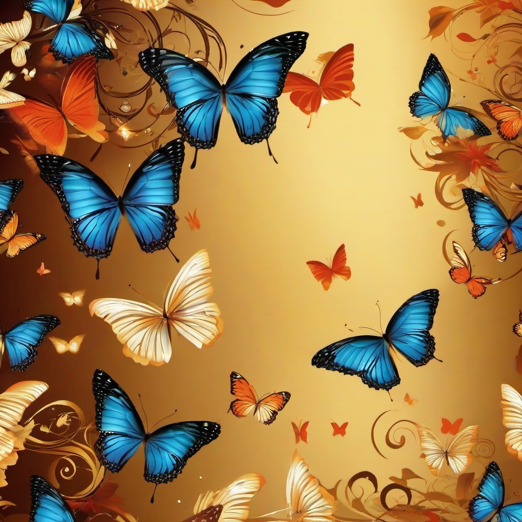 Butterfly Background Wallpaper - flying butterfly wallpaper  