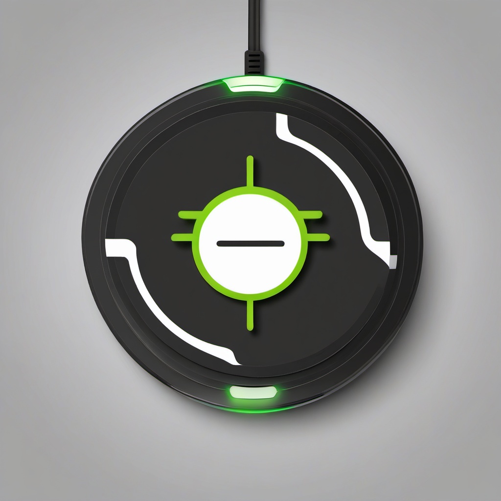 Wireless Charging Pad clipart - Wireless charging pad for devices, ,vector color clipart,minimal