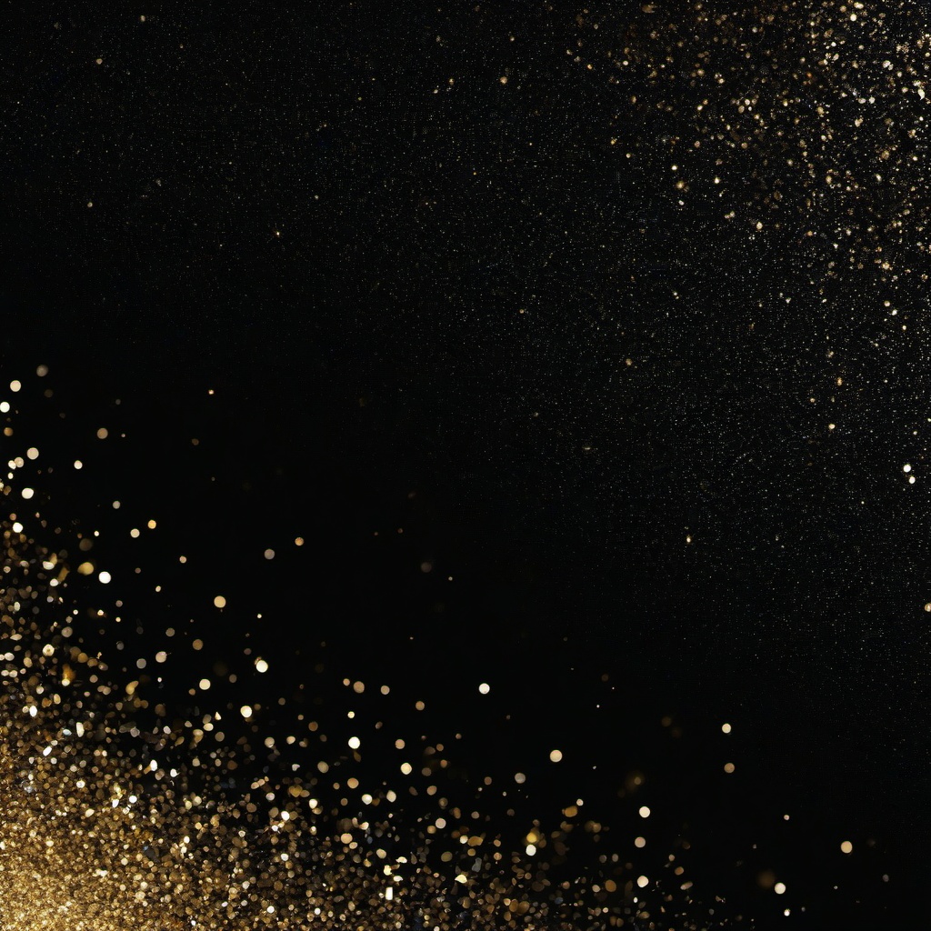 Glitter background - black with sparkles background  