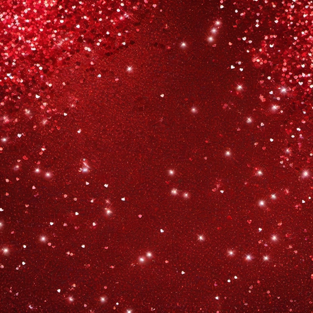 Glitter background - red glitter hearts background  