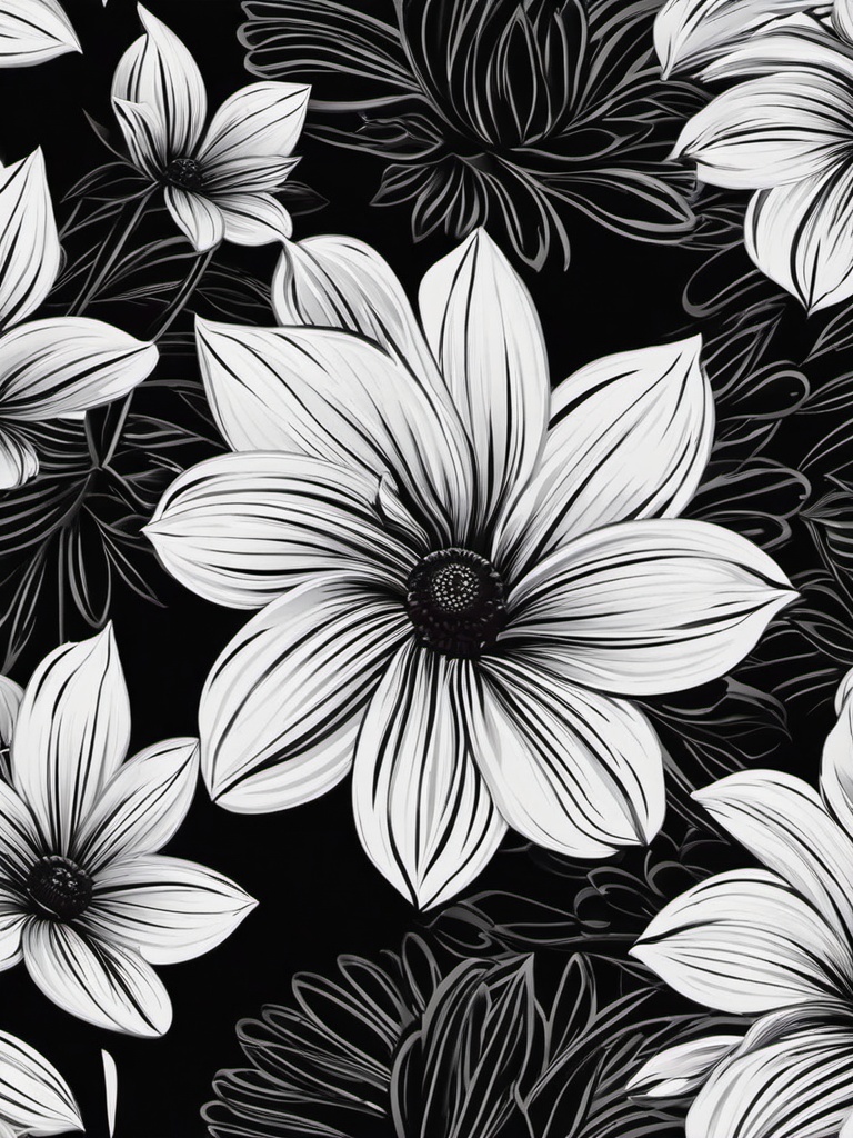 Black Flower Wallpaper  ,mobile iphone background wallpaper