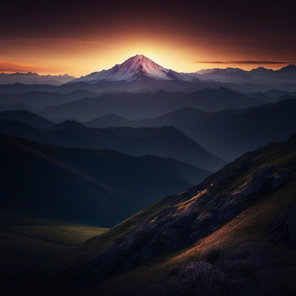 Mountain Background Wallpaper - dark mountain background  