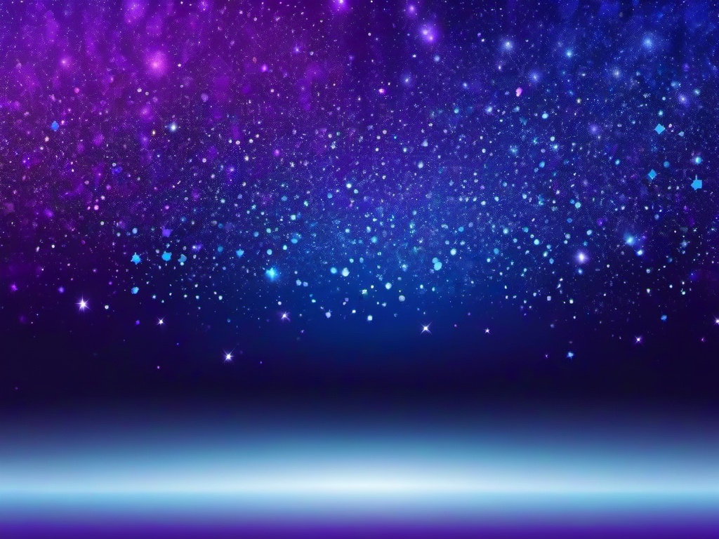 Purple And Blue Sparkle Background  