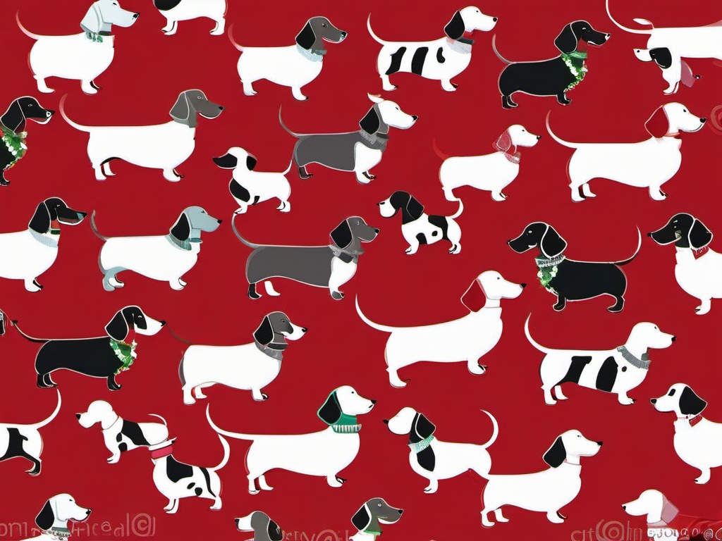 Dachshund Christmas Wallpaper  