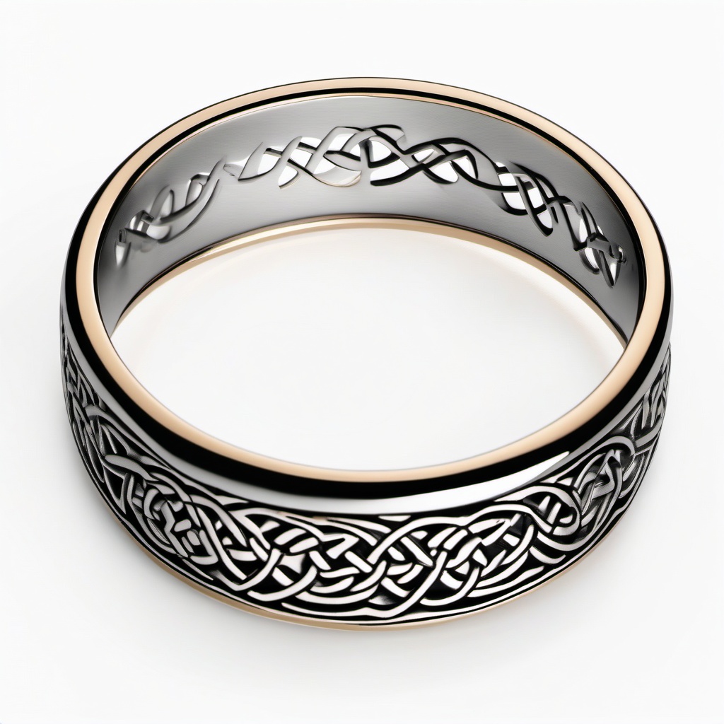 celtic tattoo wedding rings  simple color tattoo,minimal,white background