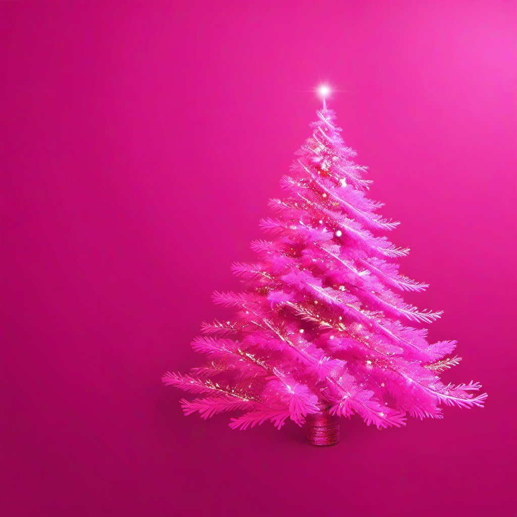 Christmas Background Wallpaper - pink christmas tree wallpaper  