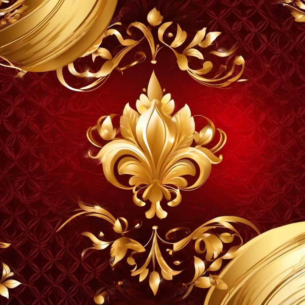 Red Background Wallpaper - golden and red background  